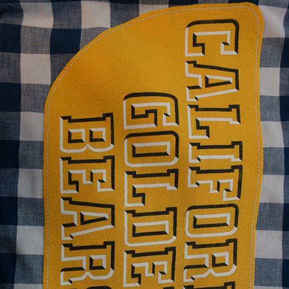 Cal Bears (UC Berkeley) One-of-a-Kind Custom Eddie Bauer Plaid Shirt - XL - Picture 3 of 6